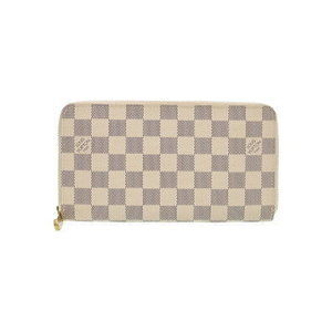 Louis Vuitton Damier Azur White Zippy Organizer Zip Long Wallet